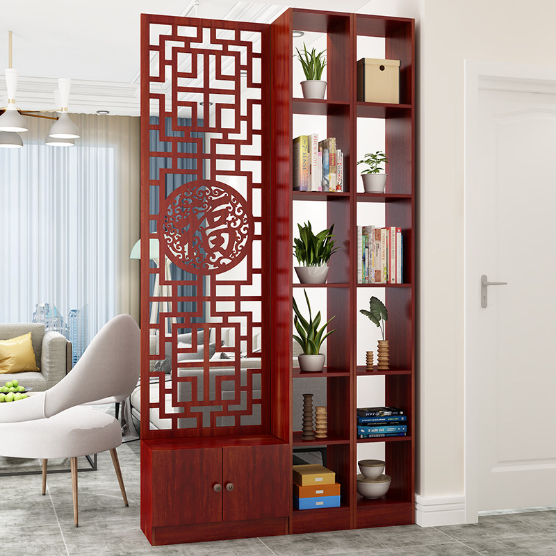 The entrance door is facing the Xuanguan cabinet Screen Partition Living Room Xuan Guan Partition Cabinet Corner Xuan Guan Cabinet Shoes Cabinet Integrated Into The Door