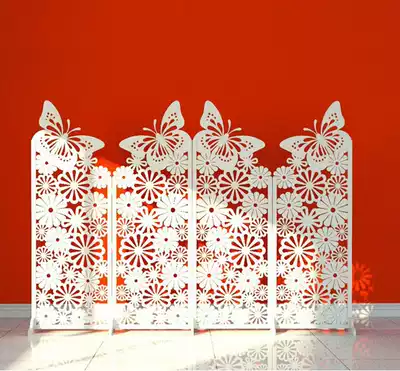 European-style screen partition fashion living room door porch cabinet simple modern bedroom folding mobile carved folding screen seat screen