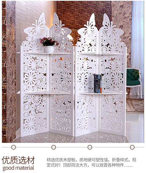 Phòng ngủ gấp thẩm mỹ viện phong cách châu Âu phân vùng màn hình thời trang phòng khách tủ hiên hiện đại tối giản di động chạm khắc màn hình gấp - Màn hình / Cửa sổ bình phong đẹp