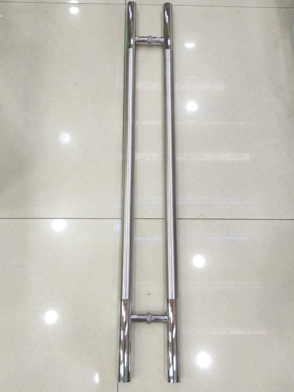 304 stainless steel glass large door handle modern China-European style wooden door handle push-pull door