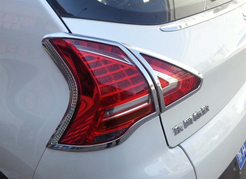 Dongfeng Peugeot 3008 Headlamp Frame Tail Lamp Frame Refitting Special Logo 3008 Front and Rear Lampshade Decoration Bright Sticker