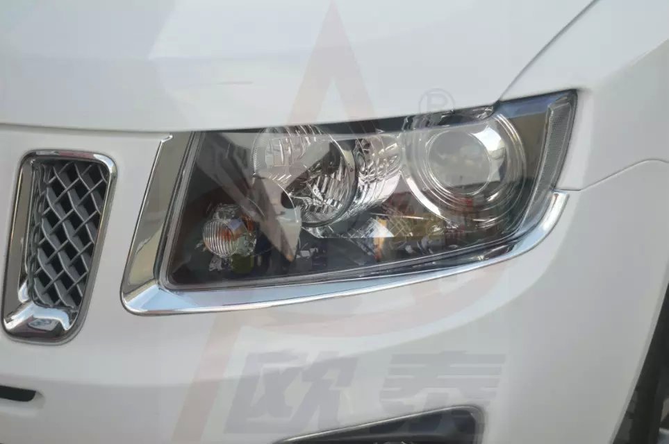 11-15 Guide Headlight Eyebrow Tail Lamp Cover Rear Fog Lamp Cover Front Fog Lamp Ring Bright Strip Decoration Modification