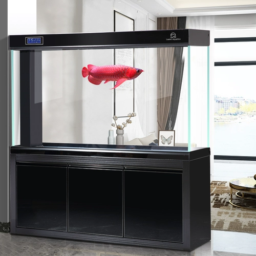 朗笙岛 Большой рыболовный аквариум для аквариума по дому без воды, экологический ленивый супер белый стеклянный фильтрация Арована Танк