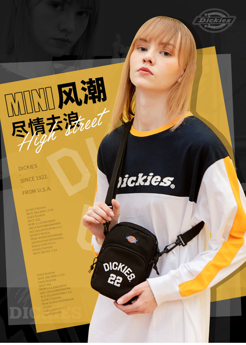 Dickies 帝客 休闲斜挎包 图1