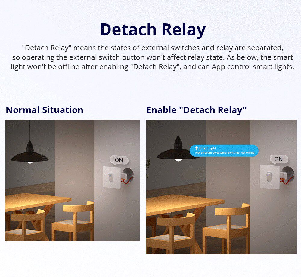 Интеллектуальный выключатель 双控智能wifi开关 支持alexa语音控制 sonoff mini r4智能开关 智能家居86型开关