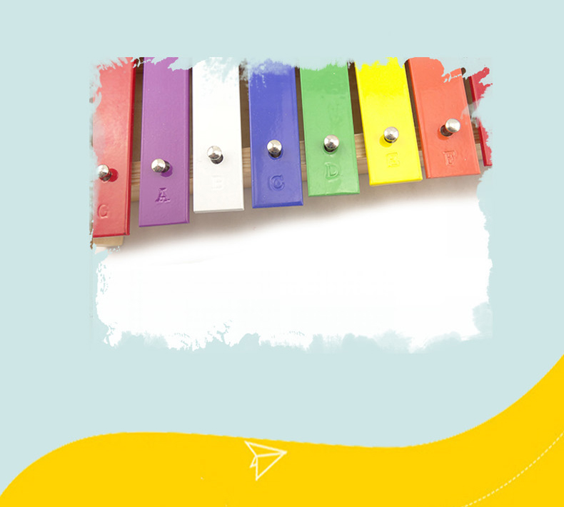 Chi Mei 15 tông màu nhôm đàn piano nhạc cụ gõ trẻ em mẫu giáo đồ chơi giáo dục mười lăm nhạc - Đồ chơi nhạc cụ cho trẻ em đàn organ đồ chơi cho be