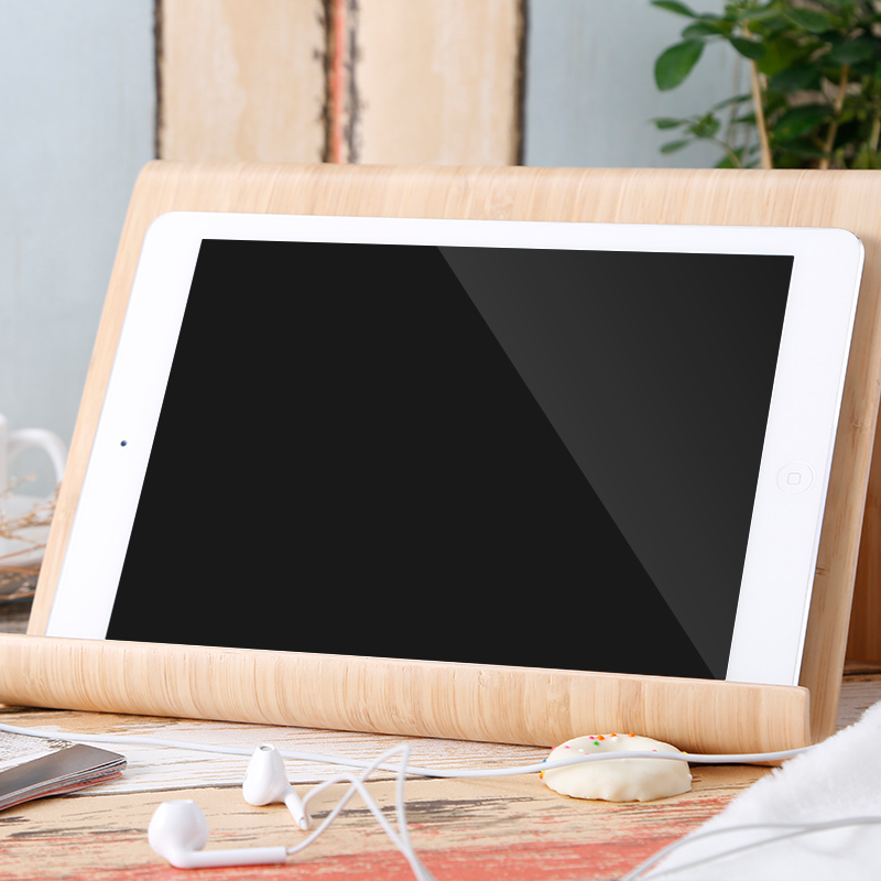 Tablet Stand iPad Air Bamboo Universal Android Apple Phone Watching Shows Gadget Ikea Desktop Holder