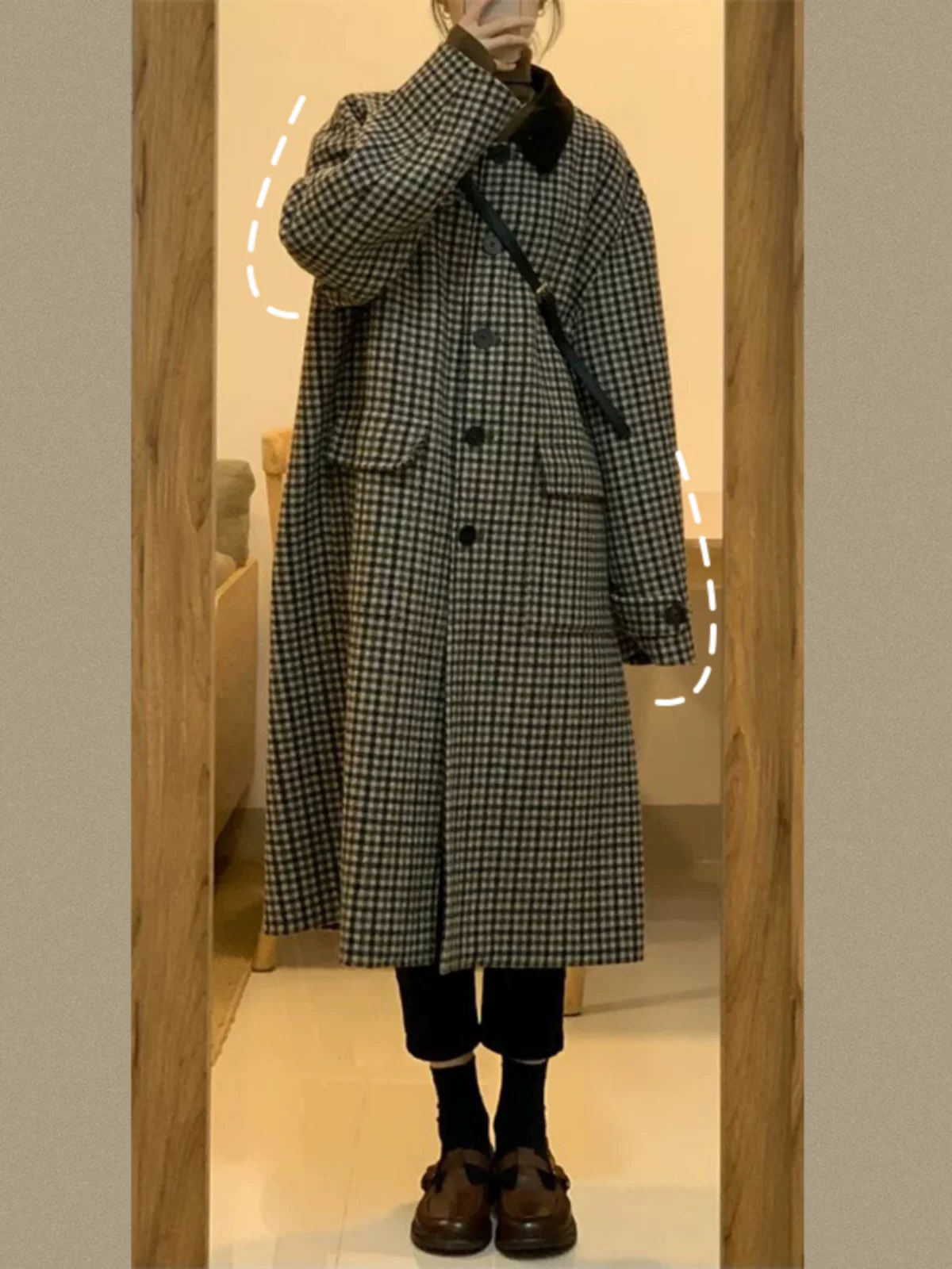 Winter clothing 2025 New British style double-sided wool coat cold coat women with antique wool coat