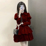 Осенняя кукла, юбка, красное платье, подходит для подростков, 2026 года, новая коллекция