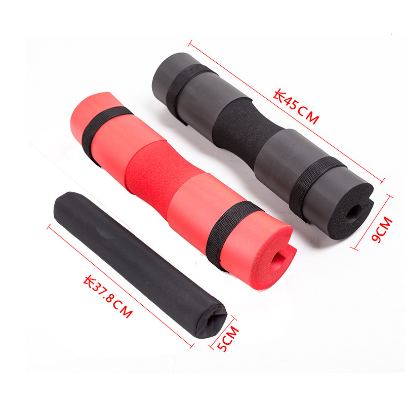 Deep Squatting barbell protective sleeves Sponge Foam Weightlifting Barbell Protection Mat for men and women Sports protective gear-Taobao