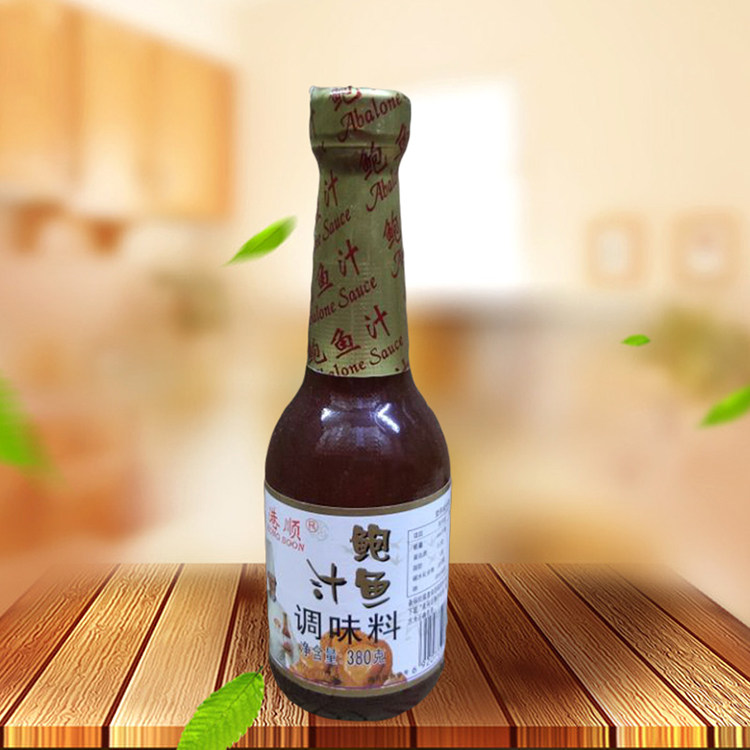 Multi-provincial port Shunabaufish juice 380g * 12 bottles of sea cucumbers Bau juice Fried Chicken Leg Mushrooms Catering Seasoned Sauce