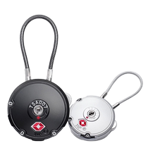 Customs lock going abroad tsa suitcase password lock checked luggage small travel anti-theft lock school bag zipper padlock