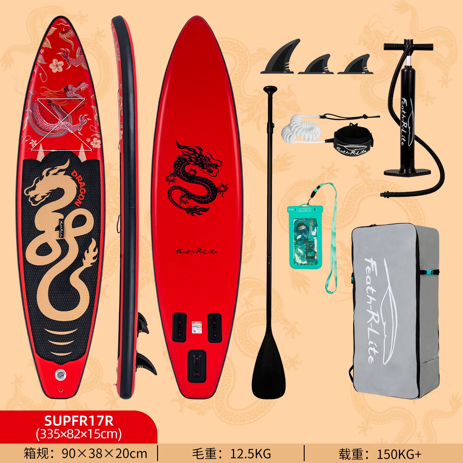 FUNWATER Водная зиле Paddle Board Surfboard надувная стоячая доска SUP paddle board Рыбалка Luya Paddle Board