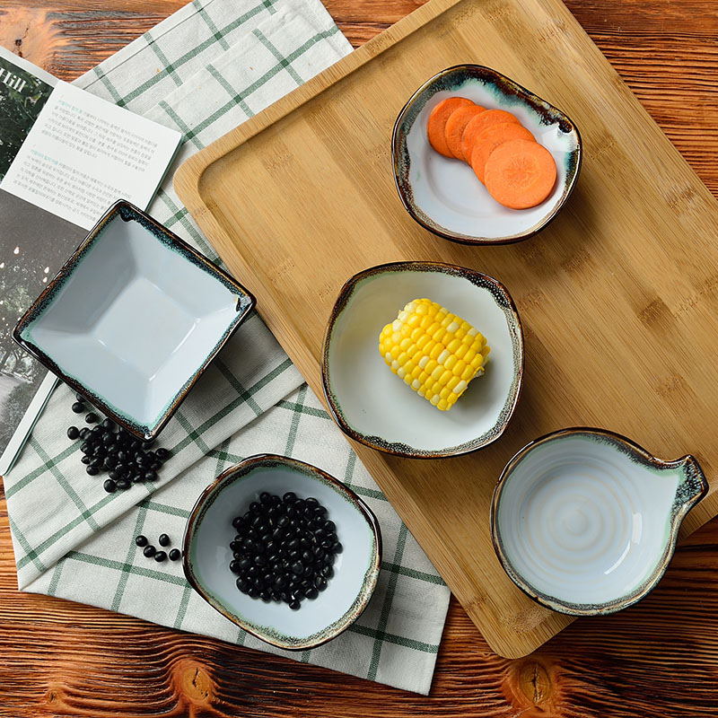 Three Korean ceramics, creative features job home dessert bowl of fruit salad bowl single lovely tableware