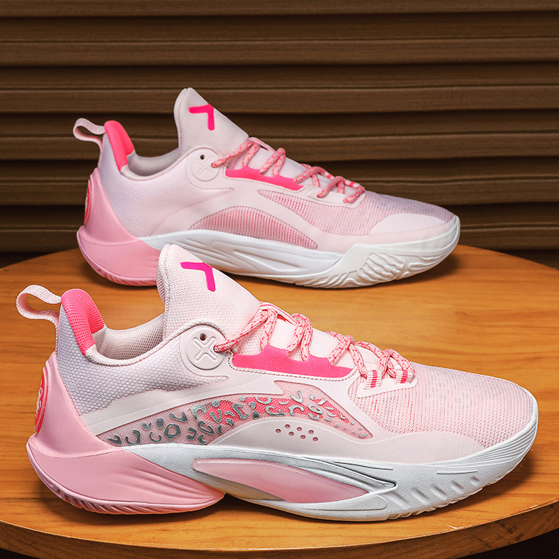 New Blitz 10 Breathable Basketball Shoes, Wear-Resistant, Shock-Absorbing, Non-Slip Sneakers, Stable Cherry Blossom Pink Professional Practical Sports Shoes New Blitz 10 Breathable Basketball Shoes, Wear-Resistant, Shock-Absorbing, Non-Slip Sneakers, Stable Cherry Blossom Pink Professional Practical Sports Shoes