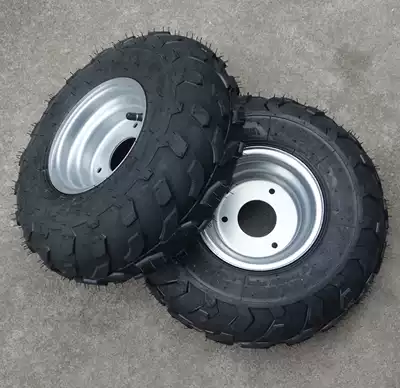 Homemade four-wheeled three-wheeled kart accessories ATV 145 70-6 inch off-road vacuum tire hub assembly