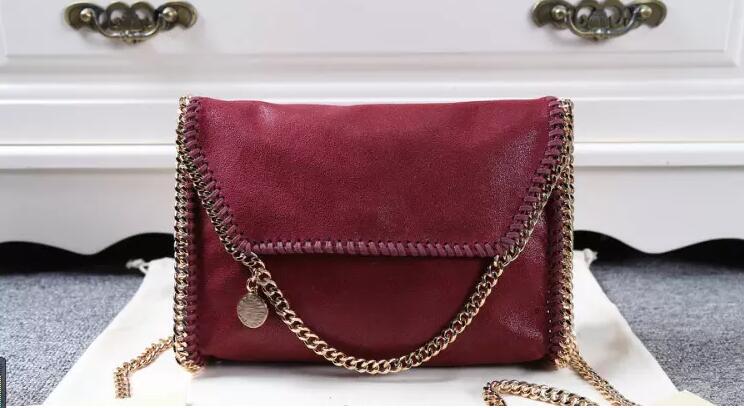 New Song Jia's Same Style Falabella Chain Small Square Bag Italian Design Simple One-Shoulder Cross-Body Bag for Women