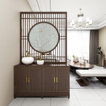 Entry door Entrance Door Decoration Hyun Guan Cabinet Solid Wood Chinese Style Screen Partition Living Room Leaning Against Wall Home Partition Cabinet Shoes Cabinet Holder