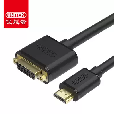 Superior DVI to HDMI female Adapter HDMI revolution DVI female high quality line male and female two-way conversion