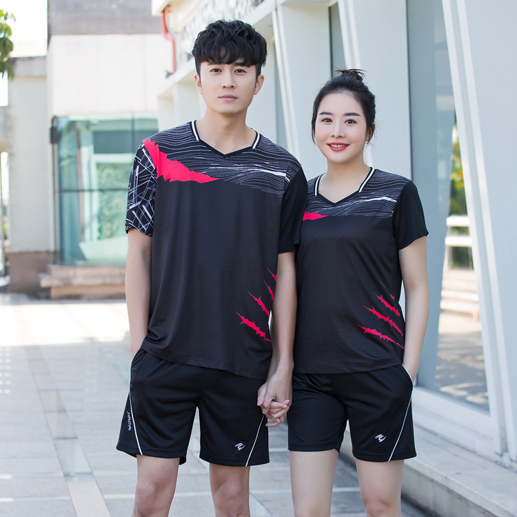 Breathable Mesh Black Short Sleeve Men's Volleyball Jersey Tracksuit Quick Dry Volleyball Jersey Sport Jersey Training Match Suit Running Suit