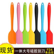 Spot large one-piece silicone scraper cake tool cream spatula snowflake crisp baking special equipment kitchen utensils