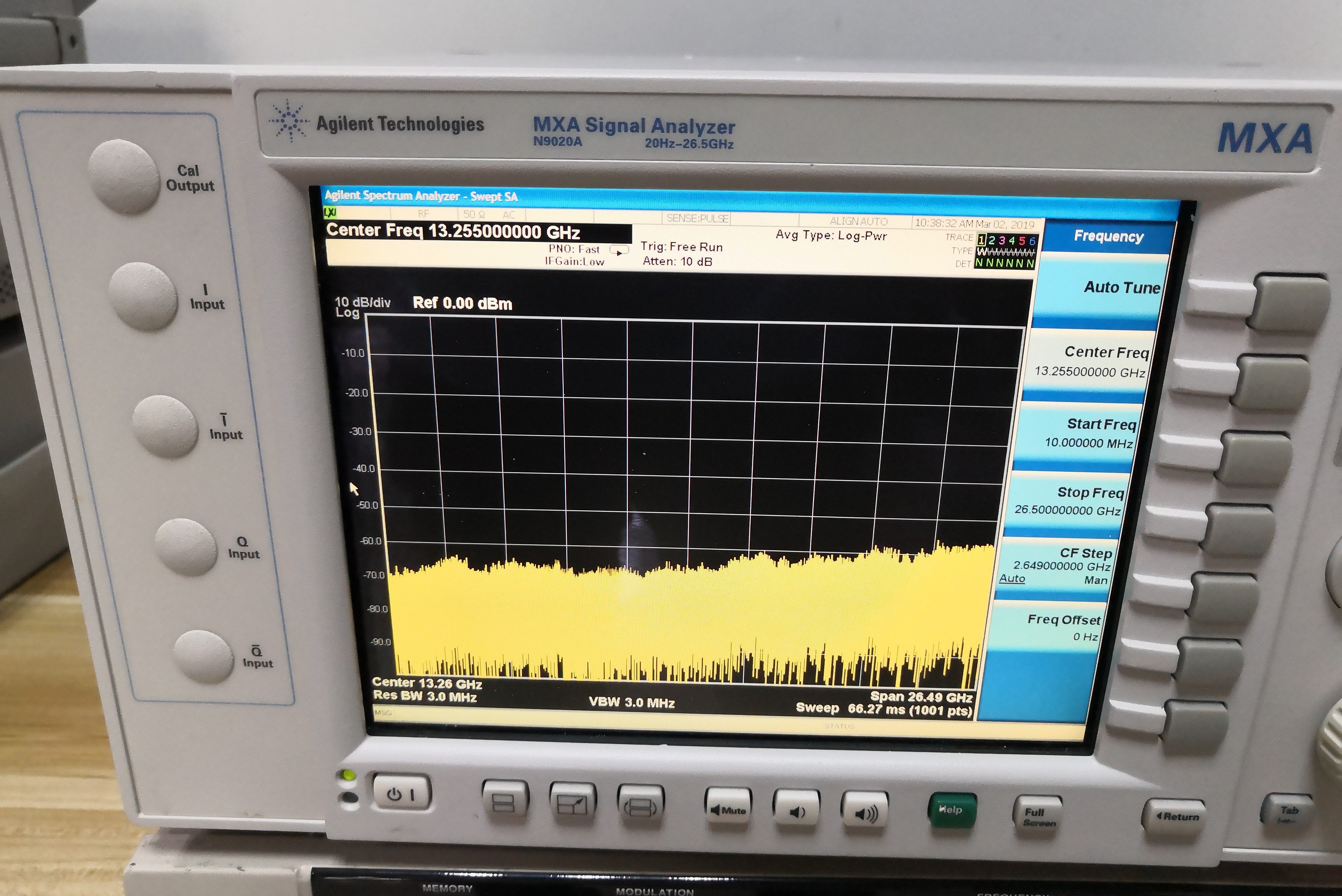 Sell for Rent Agilent Agilent N9020A spectrum analyzer 20HZ26 5g
