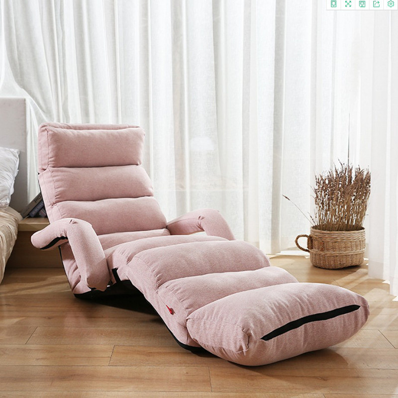 Lazy sofa tatami foldable lunch break recliner sofa bed bay window floor leisure net red sofa