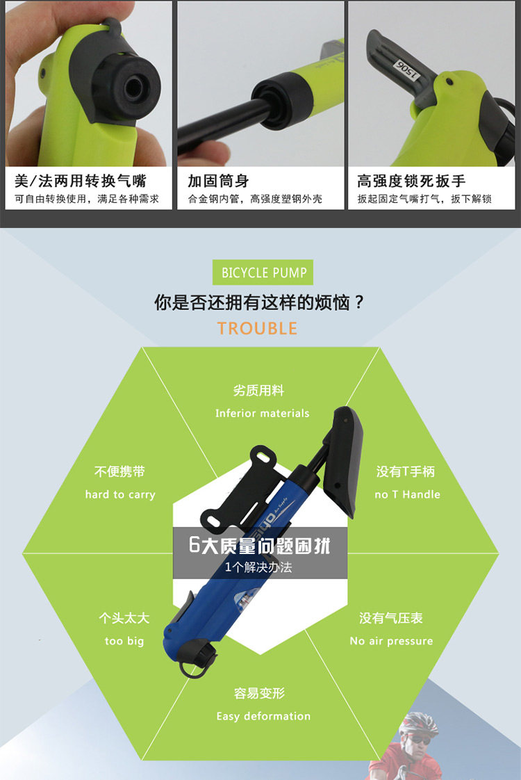 Pompe à vélo GIYO - Ref 2390283 Image 17