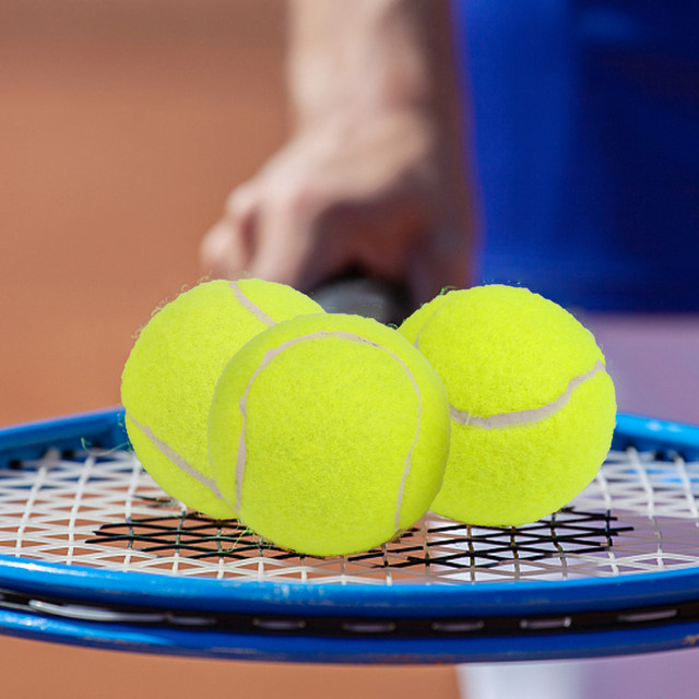 ເກມເທນນິດ tennis ບານການຝຶກອົບຮົມສໍາລັບຜູ້ໃຫຍ່, ໄວລຸ້ນແລະເດັກນ້ອຍ, ບານການຝຶກອົບຮົມເຊືອກຂອງຜູ້ເລີ່ມຕົ້ນ, ຄວາມຍືດຫຍຸ່ນສູງແລະຄວາມທົນທານ