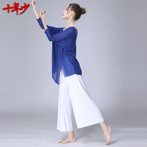 Ten-year-old modern dance practice suit top dance practice new belly dance costume Adult classical pants suit