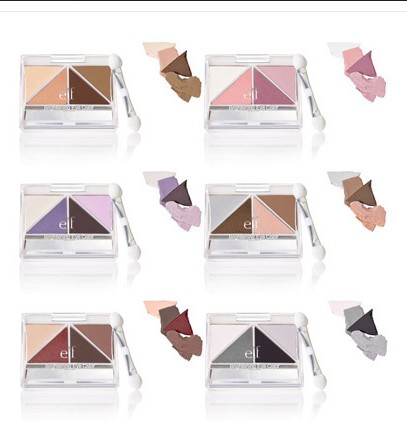 American buying elf e l f foundation series Ming eyes bright colors 4-color eye shadow fine color without makeup