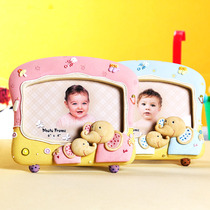 Creative cute childrens room photo frame set-up 6-inch six-inch baby baby photo frame can be printed on behalf of the photo