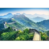 The Wanli Great Wall painting relies on the mountain map Merchants Feng Shui Posters Building Famous and Living Room Office Wall Paste Decoration Hanging Paintings
