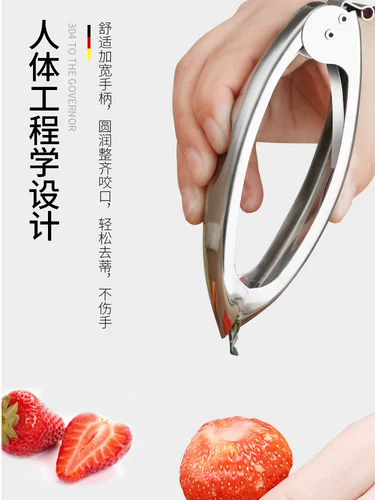 Зажим для удаления глаз ананаса Oraldo, утолщенный зажим для выкапывания глаз ананаса из нержавеющей стали, бытовой зажим для удаления стеблей, зажим для выкапывания семян