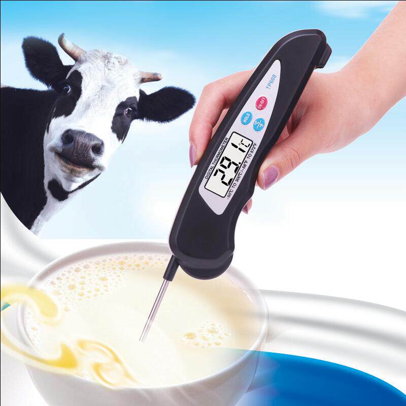 Home Kitchen Food Thermometer Probe Water Temperature Gauge Oil Temperature Gauge Fried Commercial Water Temperature Milk Warm Milk Bottle Baking