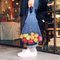 (Clearance) Mang food slow language Filt net bag French Fashion net bag shopping bag woven bag net pocket