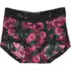Caitian underwear women's high waist printing large size ice silk cotton crotch 30766 quick-drying hip counter breathable flat feet