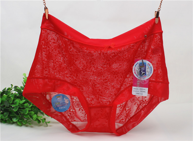 Đồ lót hoa cho trẻ em tiên nữ cao eo PE2808 đích thực 30388 nụ tơ sợi cotton nguyên chất màu sản phẩm mới shop đồ lót