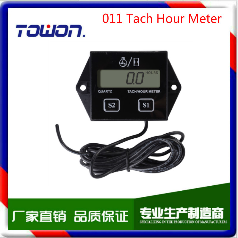 Digital Resettable Petrol Engine Hour Meter Tachometer