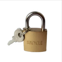  Factory direct sales processing small padlock imitation copper 25mm single open imitation copper padlock iron padlock Letter and newspaper box lock Luggage small lock