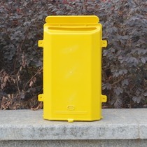  Fupeng-hcx rain-proof plastic yellow letter box Post box storage wall-mounted letter delivery box can be customized