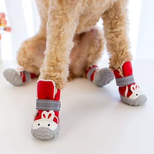 Флисовая зимняя удерживающая тепло обувь на липучке