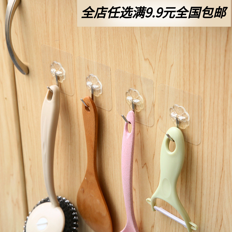 Strong bonding peg peg - free stick - free stick - tap - tap bathroom suction door link to household wall hook 27