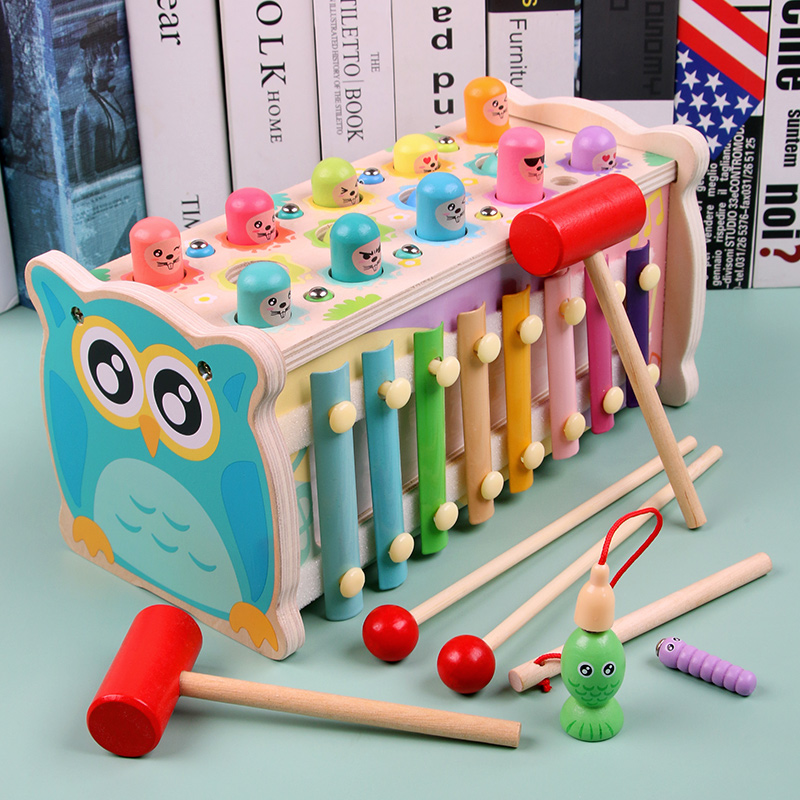 Young children Puzzle Force Early Teach Fishing Toy Baby Boy one to two 1-2 weeks and a half 3 years Two magnetism male and female child