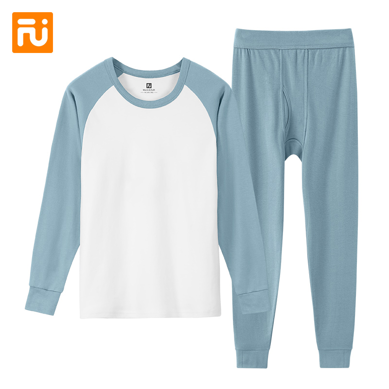 Men's autumn clothes sanitary pants pure cotton slim fit trousers Fashion All cotton extras inside Inner Hitch Pants Winter