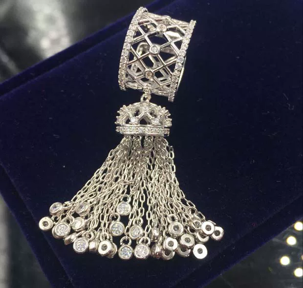 Модное кольцо одного размера с цирконом и кисточками, 2019, корейский стиль, микрорустик