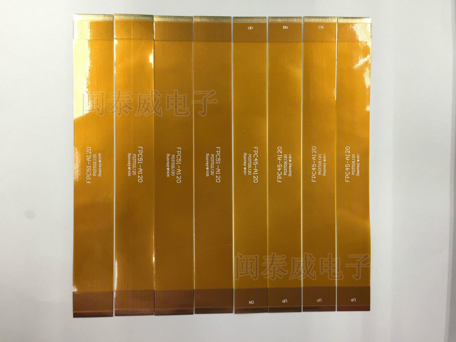 0 3mm pitch LCD cable 21P 25P 31P 39P 45P 51pin cable FFC flat cable