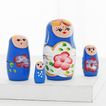 Creative four-story Russian doll featured handicrafts childrens painted wooden educational toys holiday gifts