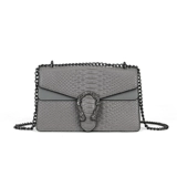 Сумка подмышку, модная цепь, сумка на одно плечо, городской стиль, крокодиловый принт