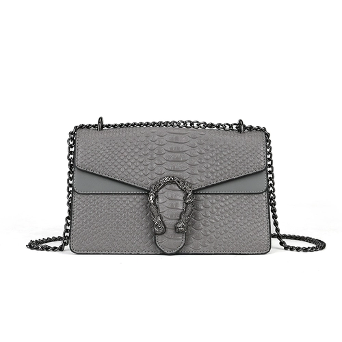 Сумка подмышку, модная цепь, сумка на одно плечо, городской стиль, крокодиловый принт